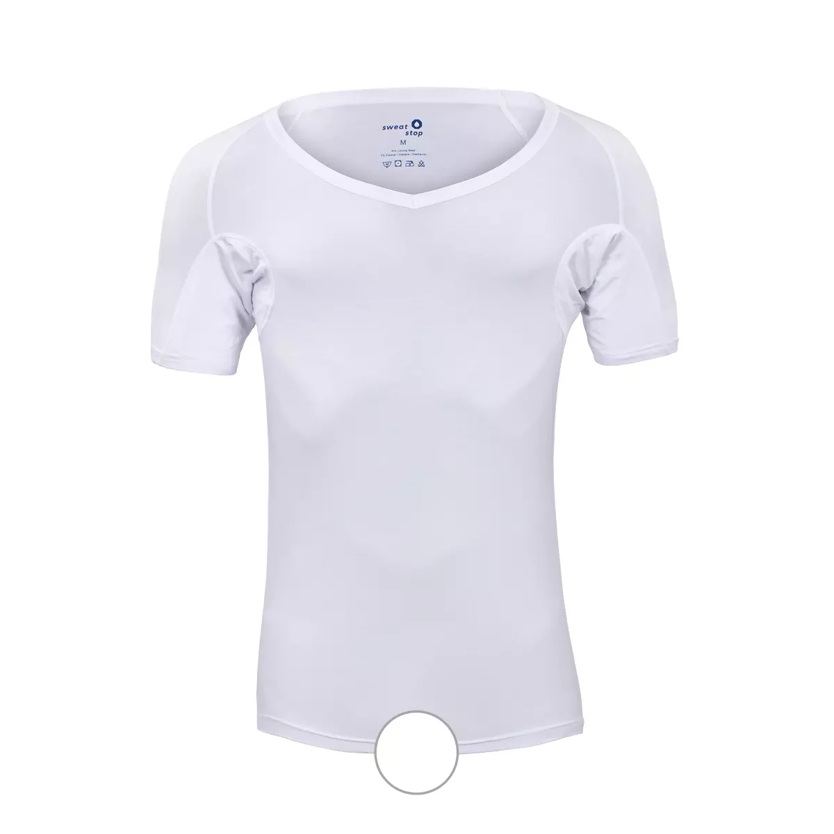 SweatStop® men-V anti-sweat shirt against sweat stains