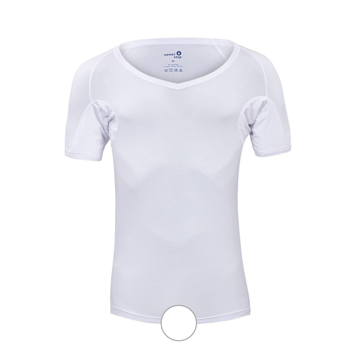 SweatStop® men-V anti-sweat shirt against sweat stains