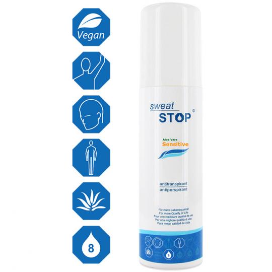SweatStop® Sensitive Antiperspirant Spray for Light Armpit Sweating 100ml